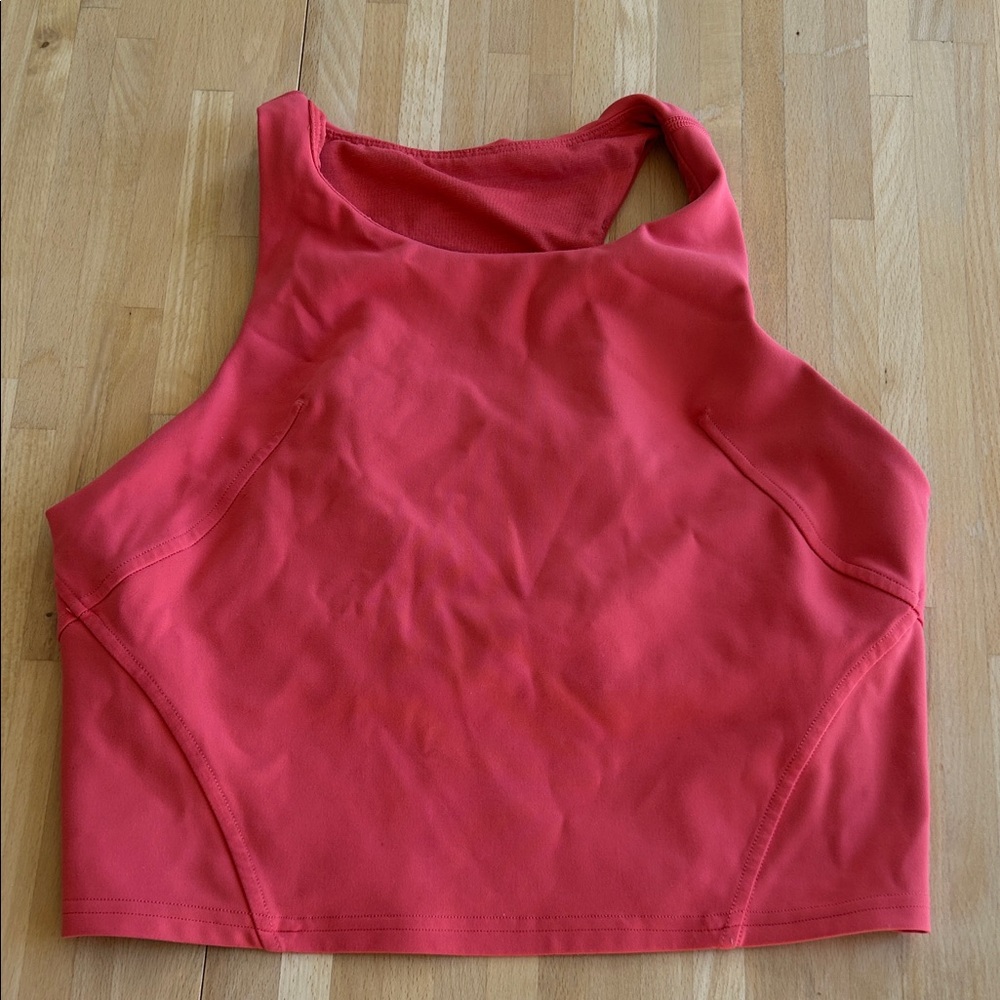 lululemon athletica coral Crop Top bra